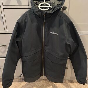Columbia Mens Black Hooded Jacket